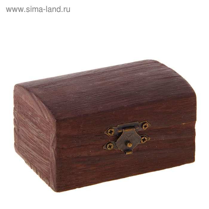 Шкатулка дерево простая дуб 8,5х4,5х5 см - Фото 1