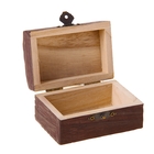 Шкатулка дерево простая дуб 8,5х4,5х5 см - Фото 2
