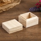 Шкатулка для росписи "Квадратная" 6х5х6 см - Фото 5