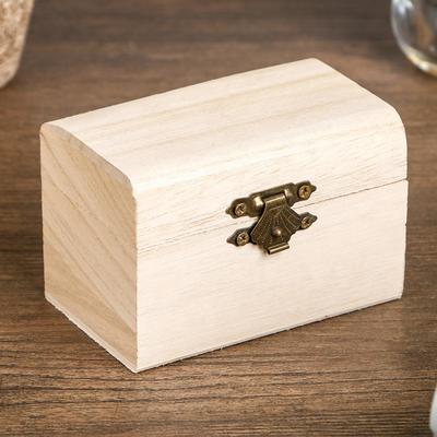 Шкатулка для росписи дерево прямоугольник «Орех», для творчества, декора, 9×5×6 см