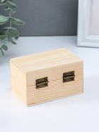 Шкатулка для росписи дерево прямоугольник «Орех», для творчества, декора, 9×5×6 см - Фото 3