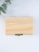 Шкатулка для росписи дерево прямоугольник «Орех», для творчества, декора, 9×5×6 см  (артикул 497442)  большой выбор товаров оптом и в розницу по низким ценам с доставкой