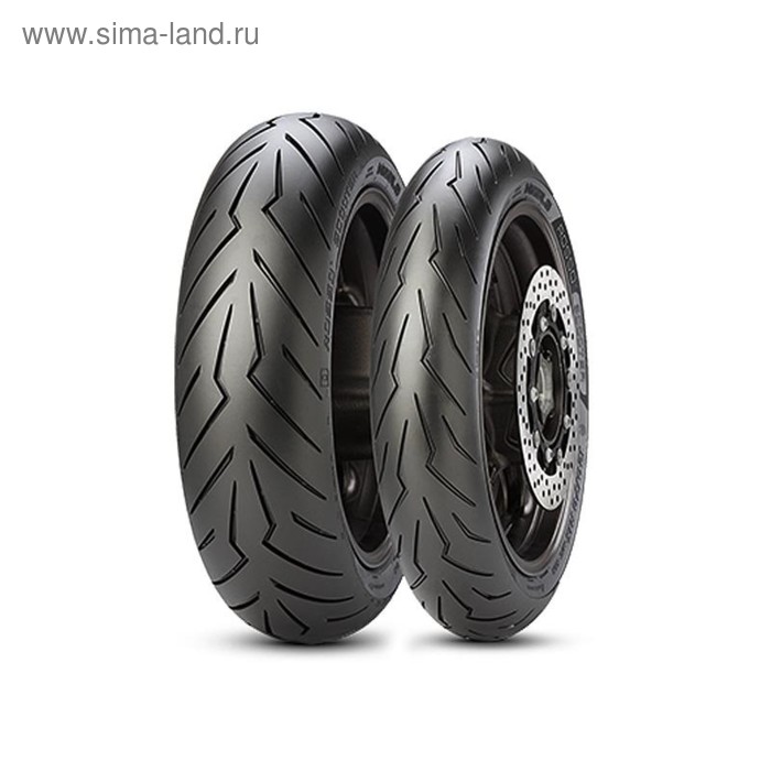 Мотошина Pirelli Diablo Rosso Scooter 120/70 R12 58P REINF Front/Rear Скутер - Фото 1