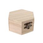 Шкатулка для росписи дерево «Шестигранник» 9×4.5×8 см - Фото 6