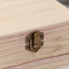 Шкатулка для росписи дерево «Прямоугольная», для творчества, декора, 14×7×10.5 см - Фото 2