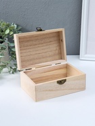 Шкатулка для росписи дерево «Прямоугольная», 15×9.7×6.7 см - Фото 2