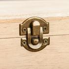 Шкатулка для росписи дерево «Прямоугольная», 15×9.7×6.7 см - Фото 3