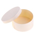 Шкатулка для росписи "Круг" слой 8,5×4 см - Фото 2