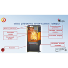 Печь-камин «Сибирь 8» - Фото 3