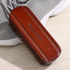 Щётка для обуви с конским волосом, 13×5×4 см - Фото 4