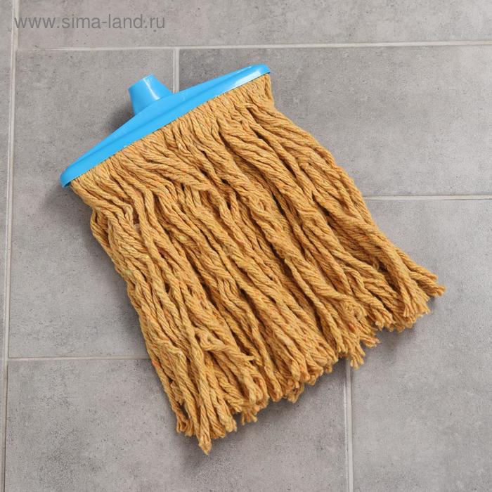 Насадка для швабры верёвочная Доляна, хлопок, 29×21,5×4,5 см, цвет МИКС - Фото 1