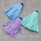 Насадка для швабры ленточная Доляна, вискоза, 110 гр, цвет МИКС - Фото 6