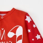 Комбинезон "Новогодний пингвинчик", рост 86-92 см 1,5-2 г(28 р-р), 100% хл, интерлок - Фото 3