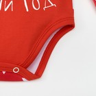 Боди детское с длин.рук "Новогодний пингвинчик" рост 74-80 см. (26р-р),100% хл, интерлок - Фото 6