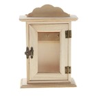 Ключница для росписи "Простая" 3 крючка 13х19х5,5 см - Фото 1