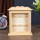 Ключница для росписи "Жгут" 6 крючков 20,5х23х6 см - Фото 1