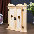 Ключница для росписи "Ключи" 6 крючков 22х24х5,5 см - Фото 2