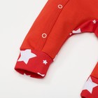 Комбинезон "Новогодний пингвинчик", рост 68-74 см, 6-9 мес(24 р-р), 100% хл, интерлок - Фото 6