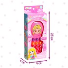 Музыкальный телефон детский «Маленькая принцесса», световые эффекты, русская озвучка, работает от батареек - Фото 6