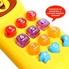 Музыкальный телефон детский «Забавный мишка», световые эффекты, русская озвучка, работает от батареек - Фото 3