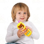 Музыкальный телефон детский «Забавный мишка», световые эффекты, русская озвучка, работает от батареек - Фото 5