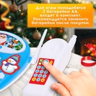 Музыкальный телефончик «Новогодний», стационарный, русская озвучка, работает от батареек - Фото 3