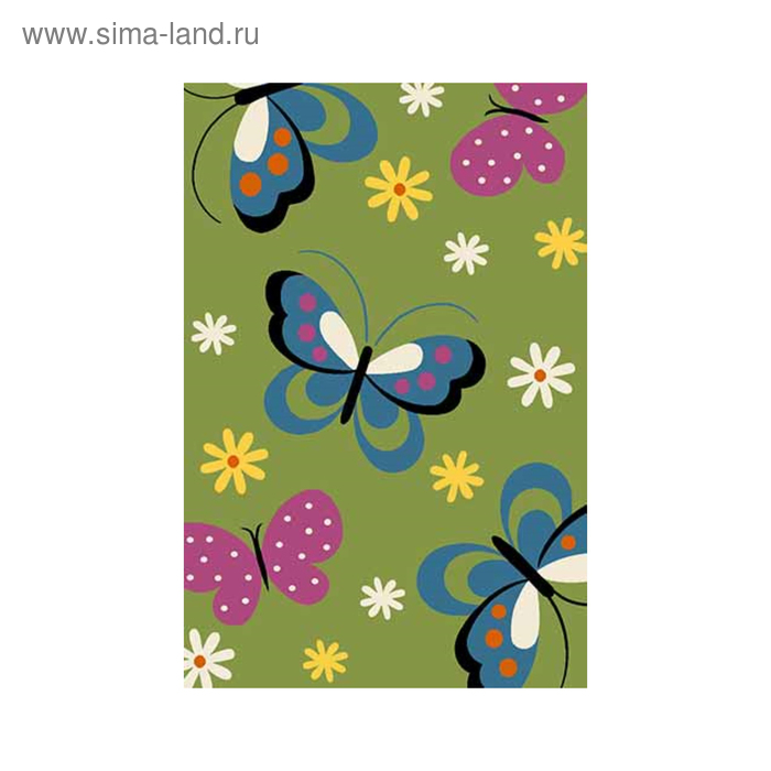 Ковёр прямоугольный Rio 0772, размер 200х300 см, цвет green - Фото 1