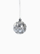 Ёлочные игрушки «Лаура», шары новогодние, d=4.5 см, набор 6 шт., серебристо-голубой - фото 54700057