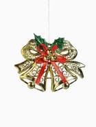 Ёлочная игрушка «Зимнее волшебство. Колокольчик двойной с шариками и лентой», 12.3×9.5 см, МИКС 3557000