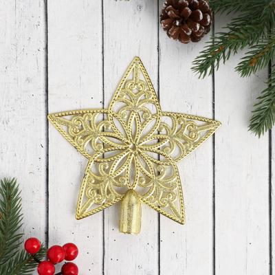 Наконечник «Звезда», 15×15.5 см, золото