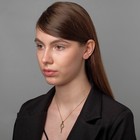 Гарнитур 5 предметов: 4 пары пусет, кулон «Гимнастка», цвет белый в золоте, 40 см - Фото 6