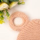 Шапка детская MINAKU «Мишутка», размер 50, цвет бежевый - Фото 3