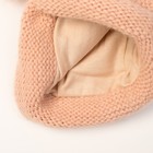 Шапка детская MINAKU «Мишутка», размер 50, цвет бежевый - Фото 4