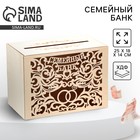 Семейный банк на свадьбу «Кольца», 25×18×14 см - Фото 1