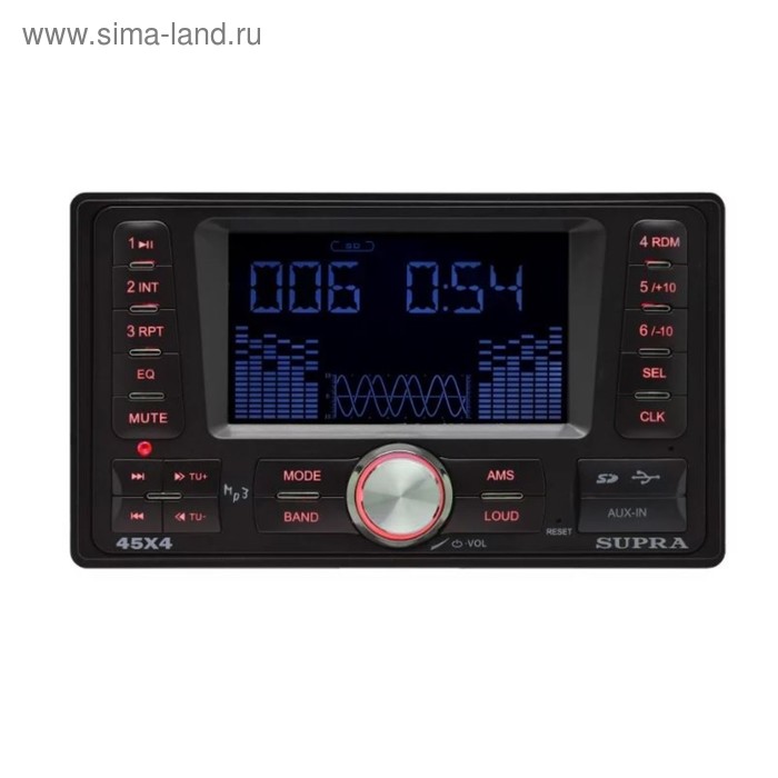 Автомагнитола Supra SFD-2020DD - Фото 1