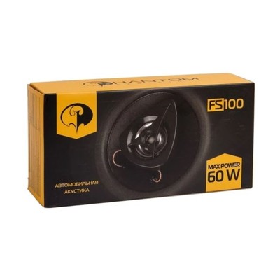 Акустическая система Phantom FS-100, 10 см, 60 Вт, набор 2 шт.