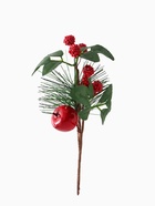 Еловая ветка декоративная «Зимнее волшебство. Мечты», 20 см - фото 59751410