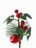 Еловая ветка декоративная «Зимнее волшебство. Мечты», 20 см - фото 59751411