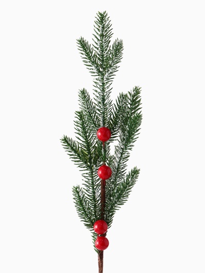 Еловая ветка декоративная «Зимнее волшебство. Мечты», 50 см