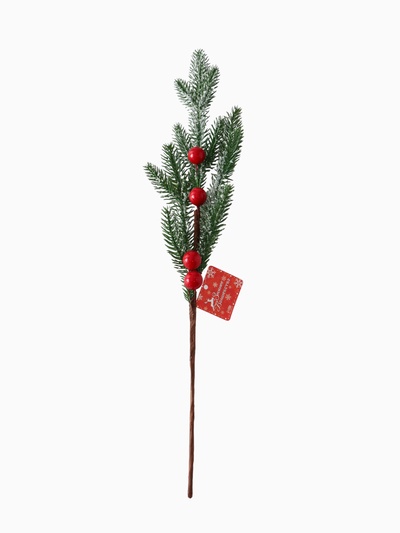 Еловая ветка декоративная «Зимнее волшебство. Мечты», 50 см