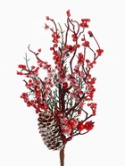 Еловая ветка декоративная «Зимнее волшебство. Мечты», 30 см - Фото 6