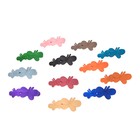 краб для волос боковой матовый 7 см бабочки - Фото 1