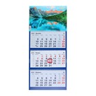 Календарь квартальный, трио "Природа - 1" 2019 год, 31х69см - Фото 1