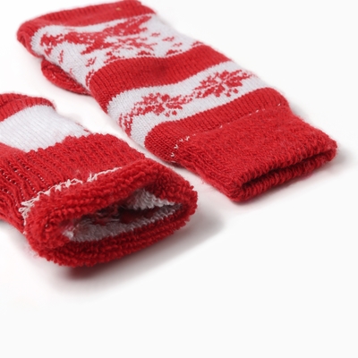 Варежки женские шерстяные «Олень со снежинкой», цвет МИКС, размер 20-22