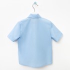 Сорочка для мальчика, цвет голубой, рост 116 - Фото 2