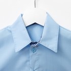 Сорочка для мальчика, цвет голубой, рост 116 - Фото 3