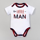 Боди детское "Little man" белый, рост 86-92 см 1,5-2 г(28 р-р), 100% хл, интерлок 3579773 - фото 10706133