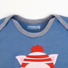 Комплект боди детское-2шт "Тебе подарочек", рост 74-80 см, 9-12 мес (26 р-р), 100% хл. - Фото 3