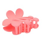 краб для волос матовый 8 см цветок - Фото 3