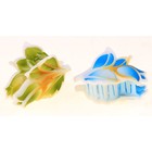 краб для волос цветочный яркий тюльпан 8 см - Фото 1